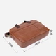 Сумка портфель мужская из натуральной кожи Vintage leather-23038 Коричневая - изображение 8
