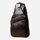 Сумка слинг через плечо мужская из натуральной кожи Vintage leather-23050 Коричневая - изображение 1
