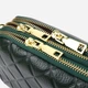 Сумка кросс-боди через плечо женская из натуральной кожи маленькая Vintage leather-22893 Зеленая - изображение 6