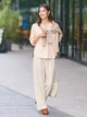 Брюки женские Uniqlo 565910253 2XL Молочные (1159839844) - изображение 6
