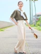 Брюки женские Uniqlo 565910253 2XL Молочные (1159839844) - изображение 8