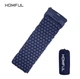 Надувной коврик Homful с подушкой и кнопками Navy Blue - изображение 2