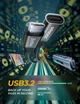 Кабель-удлинитель AINOPE Type-C to Type-C USB3.2 , 240W, 20Gbps, 3м Black - изображение 5
