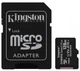 Карта пам'яті microSD Kingston 128GB C10 UHS-I R100MB/s +SD-адаптер (SDCS2/128GB) - изображение 1