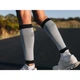 Компрессионные гетры Compressport R2 3.0, Grey Melange/Black, T3 - изображение 5