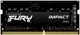 Оперативна пам'ять SO-DIMM 16GB Kingston HyperX Fury Impact DDR4 3200 MHz (KF432S20IB/16) - изображение 1
