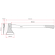 Топор 1600г, ручка пекан INTERTOOL HT-0271 - изображение 7