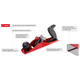 Рубанок металевий 235мм*45мм INTERTOOL HT-0045 - зображення 7