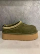 Жіночі уггі Тазз Сліппер Ультра Міні Платформа Хакі-Оливкові UGG TAZZ Platform Khaki Olive (39, оливковий) - изображение 4