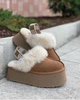 Жіночі уггі Сандалі Платформа Помаранчеві Замша UGG Funkette Slippers Platform Chestnut (41, помаранчевий) - изображение 7