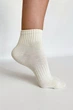 Носки женские короткие Инь Ян Qiao Shanu 36-37 бежевый - изображение 3