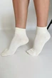 Носки женские короткие Инь Ян Qiao Shanu 36-37 бежевый - изображение 5
