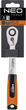Grzechotka NEO Tools 1/4" 145 mm 08-503 (5907558412819) - obraz 2