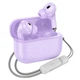 Бездротові TWS навушники Hoco EQ9, вакуумні, BT5.3, 40mAh, 300mAh, 7h, purple - зображення 2