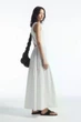 Сукня жіноча COS open-back tiered midi dress 1238217001 Eur 40 Білий - изображение 3
