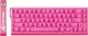 Игровая Клавиатура ATTACK SHARK X68 HE Pink Магнитные Свитчи. Проводная 8000Hz/s. RGB Подсветка, 68 keys, Switch 0.1mm. Rapid Trigger - изображение 1