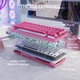 Игровая Клавиатура ATTACK SHARK X68 HE Pink Магнитные Свитчи. Проводная 8000Hz/s. RGB Подсветка, 68 keys, Switch 0.1mm. Rapid Trigger - изображение 9