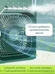 Вентилятор міні, зволожувач повітря з підсвічуванням LED, зелений (FAN-582-1) - зображення 3