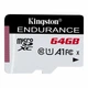 microSDXC (UHS-1 U1) Kingston Endurance 64Gb class 10 А1 (R95MB/s, W30MB/s) - зображення 2
