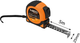 Рулетка NEO Tools Super Black сталева 5 м x 25 мм з автоматичним блокуванням, 2 кнопками стоп та магнітом 67-243 (5907558472257) - зображення 9