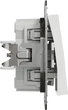 Перемикач 1-клавішний Schneider Electric Asfora білий без рамки EPH0470121 - изображение 3