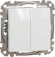 Перемикач 2-клавішний Schneider Electric Sedna Design білий SDD111108 - изображение 1