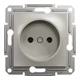 Розетка без заземлення Schneider Electric Asfora Бронза EPH3000169 - зображення 1