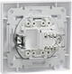 Розетка комп'ютерна RJ45 UTP кат. 5Е Schneider Electric Asfora Біла EPH4300121 - изображение 2
