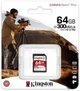 Карта памяти Kingston Canvas React Plus SDXC/UHS-II/SDR2/64GB - изображение 2