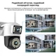 IP-камера уличная с двойным объективом XON SmartCam Wi-Fi 1080P (SCWEW22VW 3701) Белая - изображение 2