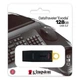 Флеш пам'ять Kingston DataTraveler DT Exodia 128GB USB 3.2 портативний та легкий флешнакопичувач для ноутбуків, ПК Чорний-Жовтий - зображення 2