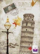 Алмазная мозаика на подрамнике ColorArt 30х40 Пизанская башня STP1004-1 + Подарок лак для покрытия - изображение 1