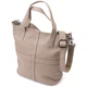 Удобная женская сумка с ручками из натуральной кожи VINTAGE Bag 22996 Серый - изображение 1
