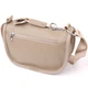 Практичная полукруглая сумка для женщин из натуральной кожи VINTAGE Bag 22907 Бежевый - изображение 2