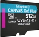 Карта памяти KINGSTON microSDXC Canvas Go Plus 512Gb Class 10 UHS-I/U3 (SDCG3/512GBSP) без SD адаптера [70328] - изображение 2