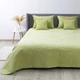 Покривало ТЕП "VELOUR" Салатове/Ромб прямий, 240x260 - изображение 1