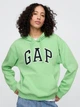 Худи утепленное на флисе оверсайз женское GAP 926613943 L Зеленое (1159842325) - изображение 1