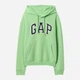 Худи утепленное на флисе оверсайз женское GAP 926613943 L Зеленое (1159842325) - изображение 5
