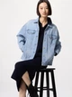 Джинсовая куртка женская Uniqlo 648200456 2XL Голубая (1159842135) - изображение 1