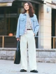 Джинсовая куртка женская Uniqlo 648200456 2XL Голубая (1159842135) - изображение 6