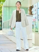 Пиджак женский Uniqlo 426029663 XS Молочный (1159842237) - изображение 12