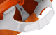 Kask ochronny NEO Tools 97-205 Orange (5907558467390) - obraz 4