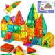 Різнокольорові Магнітні Блоки Magnetic Blocks Tiles 60 шт Машинка 3D Магнітний Конструктор Розвиваючий Набір - изображение 1