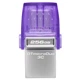 Флеш-накопитель Kingston DataTraveler microDuo 3C 256GB USB 3.2 Type-C/Type-A фіолетовий - изображение 1