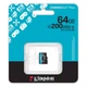 Карта пам`яті MicroSDXC 64GB UHS-I/U3 Class 10 Kingston Canvas Go! Plus R200/W200MB/s (SDCG4/64GBSP) - изображение 3