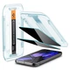 Защитное стекло Spigen Glas.tR EZ FIT Privacy 2-Pack для Google Pixel 9/9 Pro/10/10 Pro Clear (AGL09312) - изображение 2
