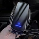 Автомобильный сенсорный держатель для телефона с беспроводной зарядкой Smart Sensor Q3 черный - изображение 6