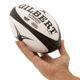 Мяч для регби детский Mini Gilbert 6585-7 размер №1 White-Black - изображение 6