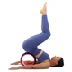 Колесо для йоги масажне кільце для йоги Wheel Yoga SP-Sport 6205 діаметр 23см Black-Pink - зображення 3