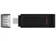 Флэш-память/флешка Kingston DT70/128GB 128ГБ/USB Type-C Черный - изображение 3